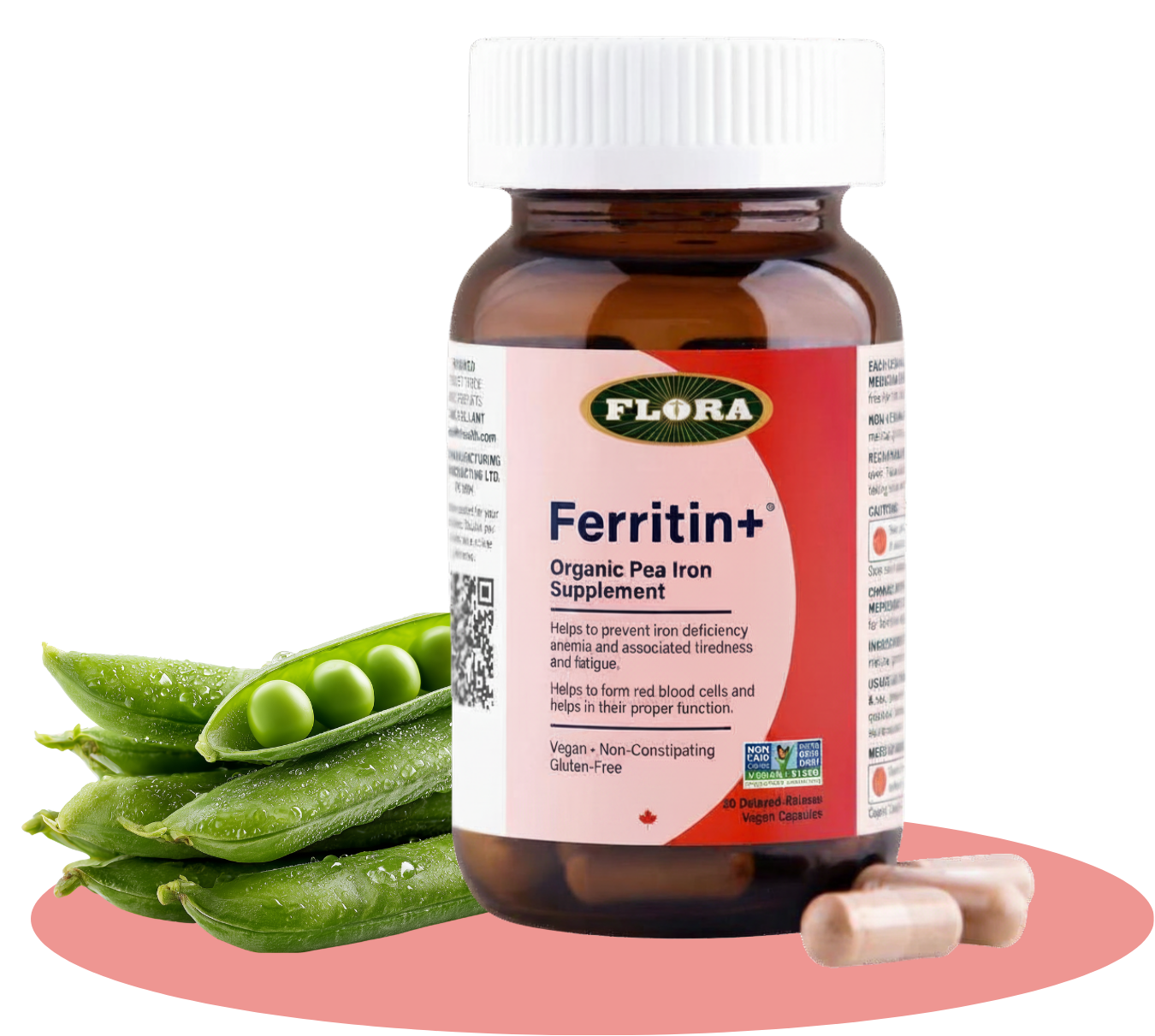 Ferritin+ 30 cápsulas - Suplemento de Hierro
